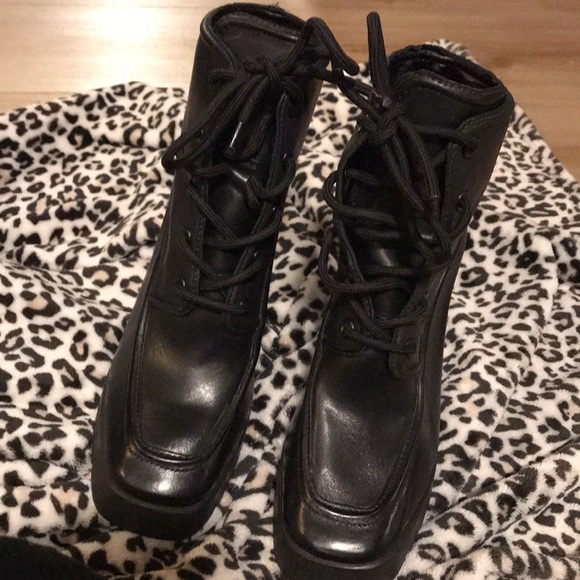 Schultz Black Ankle Boots - Picture 2 of 3